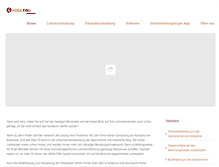 Tablet Screenshot of hoga-finanzbuchhaltung.de